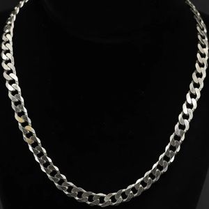 Sterling Silver 18 Inch Cuban Link Chain Necklace